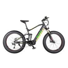 Bicicleta eléctrica de suspensión total All Ys Color Snow con motor de accionamiento máximo MID de Bafang